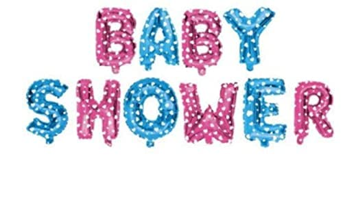 Baby Shower Letter Foil Balloon Set (Multicolor) (Pack of 1)