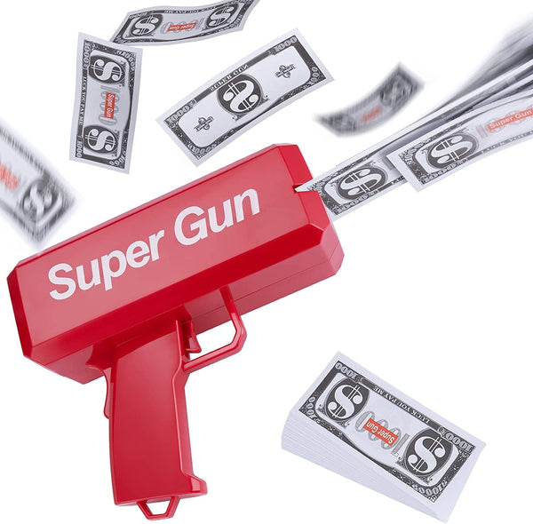 Super Indian Money Gun (Pack of 1) Includes 100 Fake Dollars